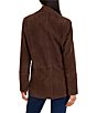NIC + ZOE Mod Suede Notch Collar Long Sleeve Button-Front Jacket - Image 2