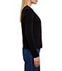 NIC + ZOE Notch Collar Long Sleeve Single Button-Front Elegant Knit Tailored Blazer - Image 6