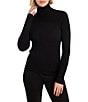 NIC + ZOE Perfect Knit Ribbed Turtleneck Long Sleeve Fitted Top - Image 1