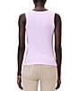 Color:Tulip - Image 2 - Perfect Knit Scoop Neck Sleeveless Ribbed Tank