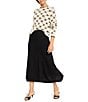 NIC + ZOE Pixel Knit A-Line Pull-On Midi Skirt - Image 4