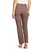NIC + ZOE Plaza Bi-Stretch Demi Boot Pants, Color:Cocoa - Image 2