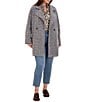 NIC + ZOE Plus Size Tweed Stitch Cotton-Blend Notch Collar Long Sleeve Button-Front Sweater Jacket - Image 1