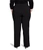 NIC + ZOE Plus Stretch Suiting Lenox Wide Leg Pants, Color:Black Onyx - Image 2