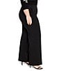 NIC + ZOE Plus Stretch Suiting Lenox Wide Leg Pants, Color:Black Onyx - Image 3