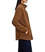 NIC + ZOE Quilted Femme Knit Stand Collar Long Sleeve Button-Front Jacket - Image 3