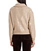 NIC + ZOE Spread Collar Long Sleeve Mohair Shimmer Knit Jacket - Image 2