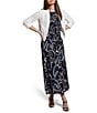 NIC + ZOE Subtle Sequin Open Front 3/4 Sleeve Cardigan, Color:Classic Cream - Image 4