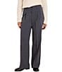 NIC + ZOE Tremont Wide Leg Sleek Stretch Trouser Pants - Image 1