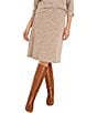 NIC + ZOE Tweed Stitch Knit A-Line Pull-On Coordinating Skirt - Image 4