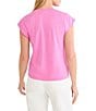 NIC + ZOE V-Neck Cap Sleeve Tee - Image 2