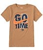Color:Beige - Image 1 - Nike 3BRAND by Russell Willson Big Boys 8-20 Short Sleeve Go Time Graphic T-Shirt