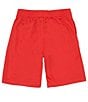 Color:University Red - Image 2 - Nike 3BRAND By Russell Wilson Big Boys 8-20 Badge Mesh Shorts