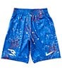 Color:Game Royal - Image 1 - Nike 3BRAND By Russell Wilson Big Boys 8-20 Chalk Dust Mesh Shorts