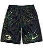 Color:Black - Image 1 - Nike 3BRAND By Russell Wilson Big Boys 8-20 Chalk Dust Mesh Shorts