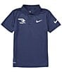 Color:Midnight Navy - Image 1 - 3BRAND By Russell Wilson Big Boys 8-20 Short-Sleeve Dri-FIT Polo Shirt