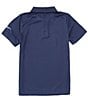 Color:Midnight Navy - Image 2 - 3BRAND By Russell Wilson Big Boys 8-20 Short-Sleeve Dri-FIT Polo Shirt