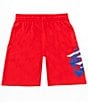 Color:Universe Red - Image 1 - Nike 3BRAND By Russell Wilson Big Boys 8-20 Slider Shorts