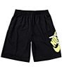 Color:Black - Image 1 - Nike 3BRAND By Russell Wilson Big Boys 8-20 Slider Shorts