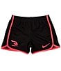 Color:Black - Image 1 - Nike 3BRAND By Russell Wilson Big Girls 7-16 Icon Mesh Short