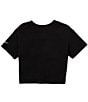Color:Black - Image 2 - Nike 3BRAND By Russell Wilson Big Girls 7-16 Panel Mesh T-Shirt