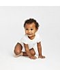 Color:Pale Ivory - Image 4 - Baby Newborn-9 Months Short Sleeve Bodysuit Set 3-Pack