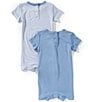 Nike Baby Girls Short Sleeve Essentials Romper 2-Pack - Image 2