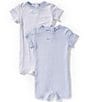 Nike Baby Girls Short Sleeve Essentials Romper 2-Pack - Image 1
