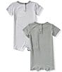 Nike Baby Girls Short Sleeve Essentials Romper 2-Pack - Image 2