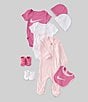 Color:Pink - Image 1 - Baby Newborn-6 Months Just Do it 8-Piece Layette Set
