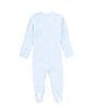Color:Cobalt - Image 2 - Baby Newborn-9 Months Long Sleeve Essentials Footie Coverall