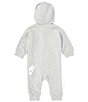 Color:Grey - Image 2 - Baby Boy/Girl Newborn-9 Months Long Sleeve Play All Day Coverall