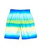 Color:Green Strike - Image 1 - Big Boys 8-20 Ombre 7#double; Volley Swim Trunks