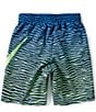 Color:Action Green - Image 2 - Big Boys 8-20 Printed 7#double; Inseam Volley Swim Trunk