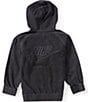 Nike Big Boys Full-Zip Hooded Denim Jacket - Image 2