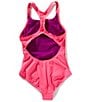 Nike Big Girls Essent Racerback One-Piece Swimsuit, Color:Hyper Pink - Image 2