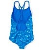 Color:Photo Blue - Image 2 - Big Girls 7-16 T-Crossback One Piece Swimsuit