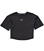 Nike Big Girls Short Sleeve One Relaxed Top - Image 1