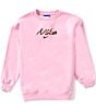 Nike Big Girls Studio Oversized Fleece Sweatshirt - Image 1