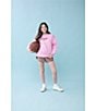 Nike Big Girls Studio Oversized Fleece Sweatshirt - Image 2