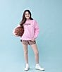 Nike Big Girls Studio Oversized Fleece Sweatshirt - Image 5