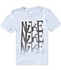 Nike Big Kids Short Sleeve Nike-Repeat Graphic Tee - Image 1