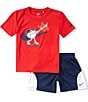 Nike Little Boys Baseball Tee & Mesh Shorts 2-Piece Set - Image 2
