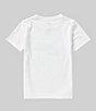 Color:White - Image 2 - Little Boys 2T-7 Short Sleeve Brandmark Square Basic T-Shirt