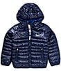 Nike Little Boys Long Sleeve Quilted Fill Ski Jacket, Color:Midnight - Image 1