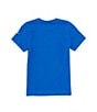 Color:Game Royal - Image 2 - Little Boys 2T-7 Short Sleeve Futura Block Logo Graphic T-Shirt