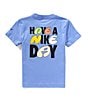 Nike Little Boys Short Sleeve Have A Nike Day Graphic T-Shirt, Color:Royal - Image 1