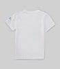 Color:White - Image 2 - Little Boys 2T-7 Short Sleeve Sports Graphic T-Shirt