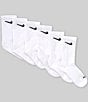Nike Little Boys Performance Crew Socks 6-Pack, Color:White - Image 1
