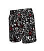 Color:Black - Image 1 - Little Boys 4-7 Printed Blender 5#double; Inseam Volley Swim Trunk